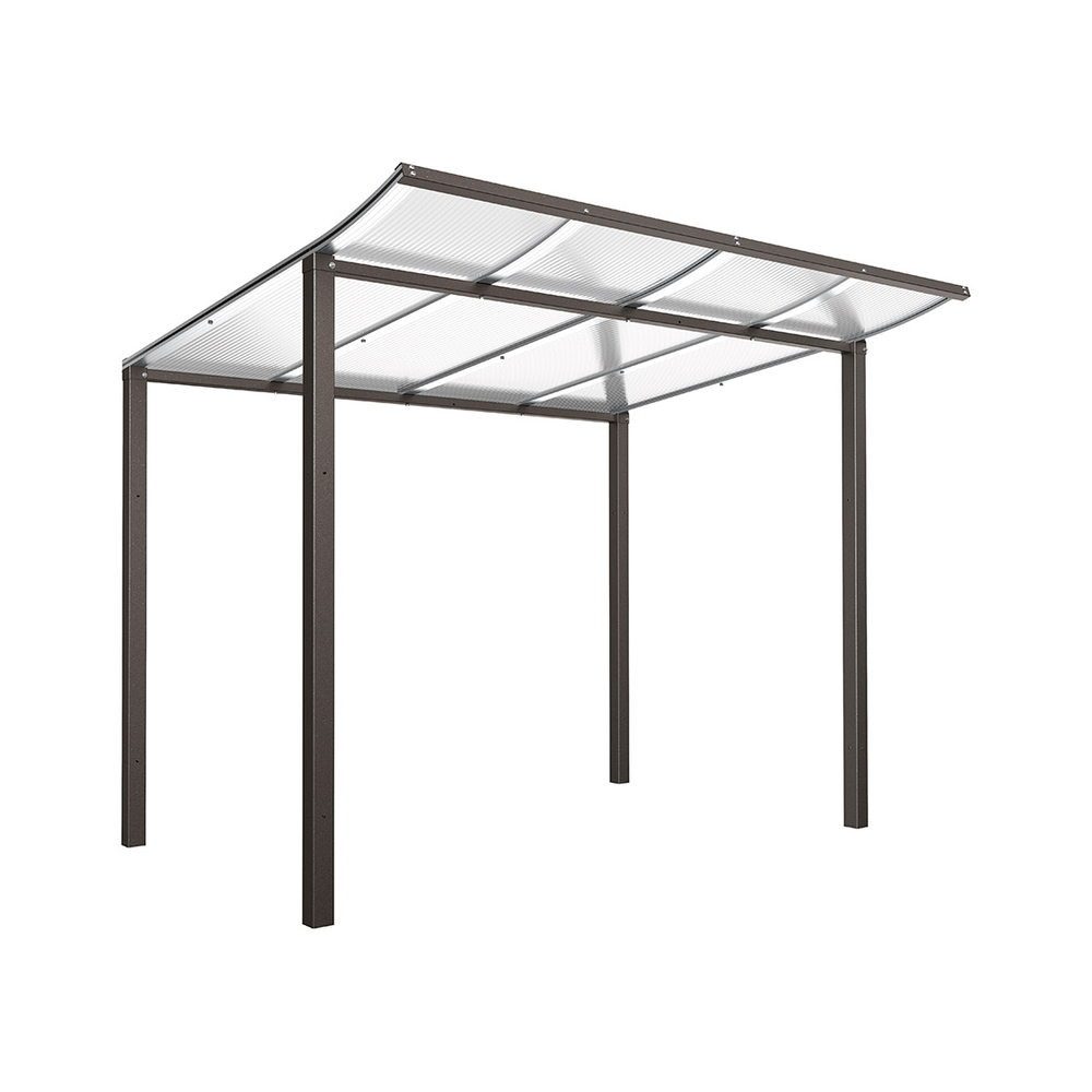 Abri vélos Modulo bardages en verre Gris PROCITY - 529173.GPRO