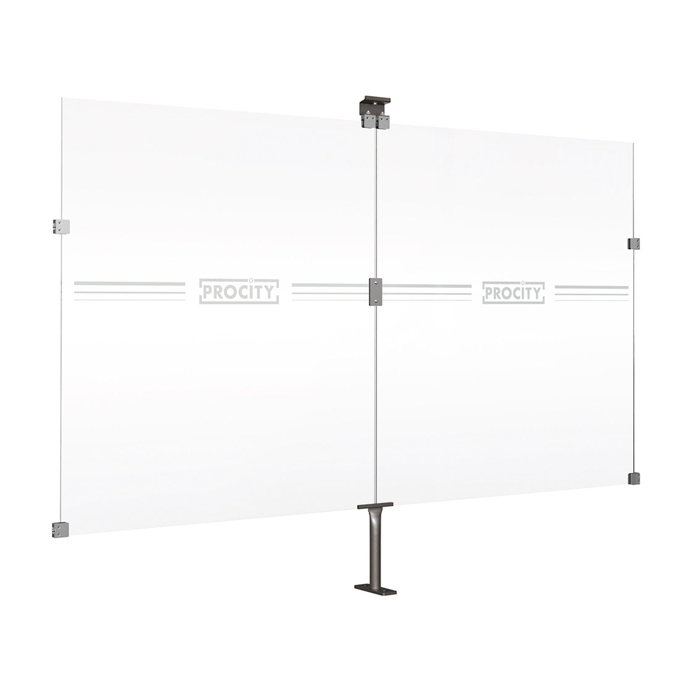 Bardages de fond pour abri vélos Modulo Gris PROCITY - 529176.GPRO