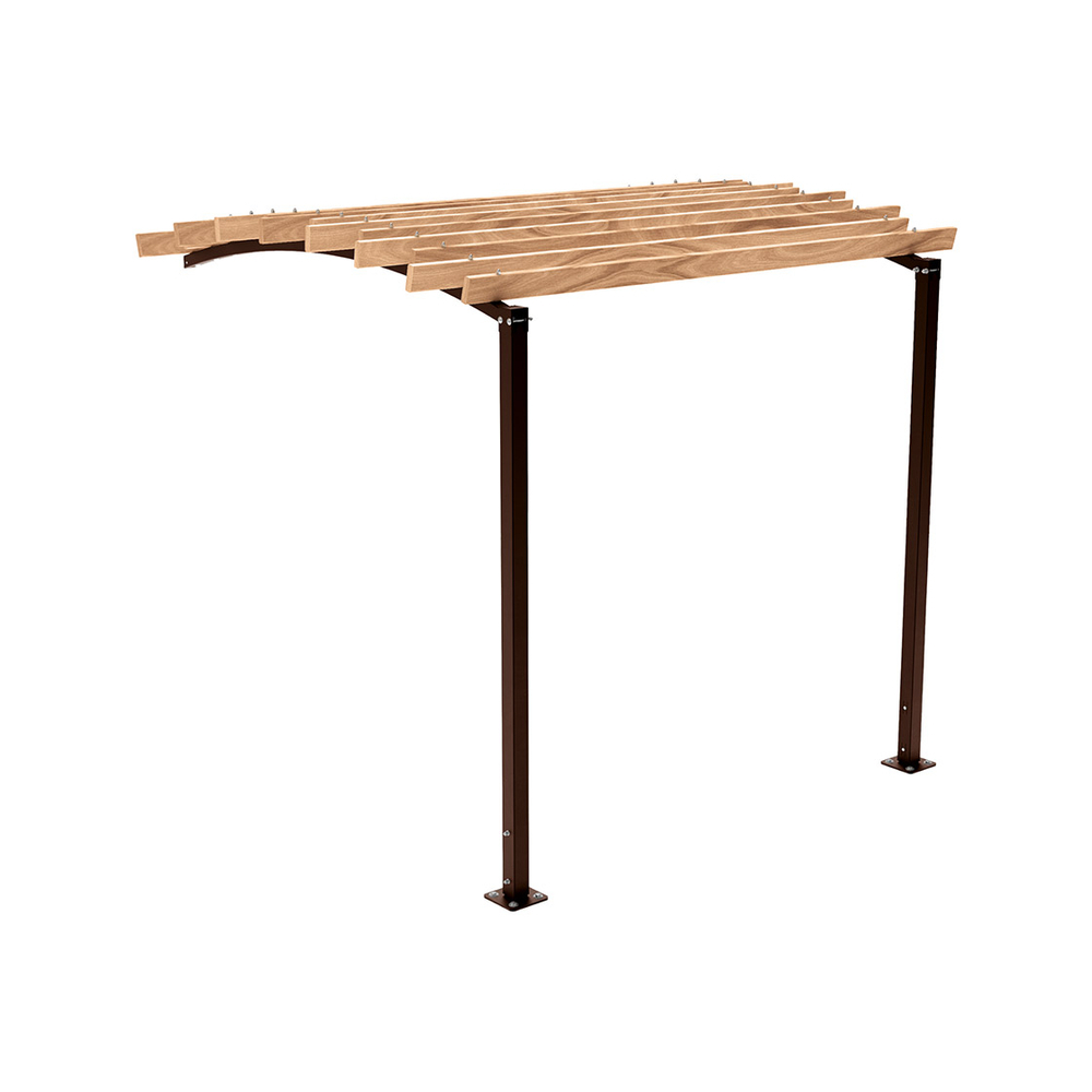 Pergola Océan RAL8017 - compl latéral - PROCITY - 529181.8017