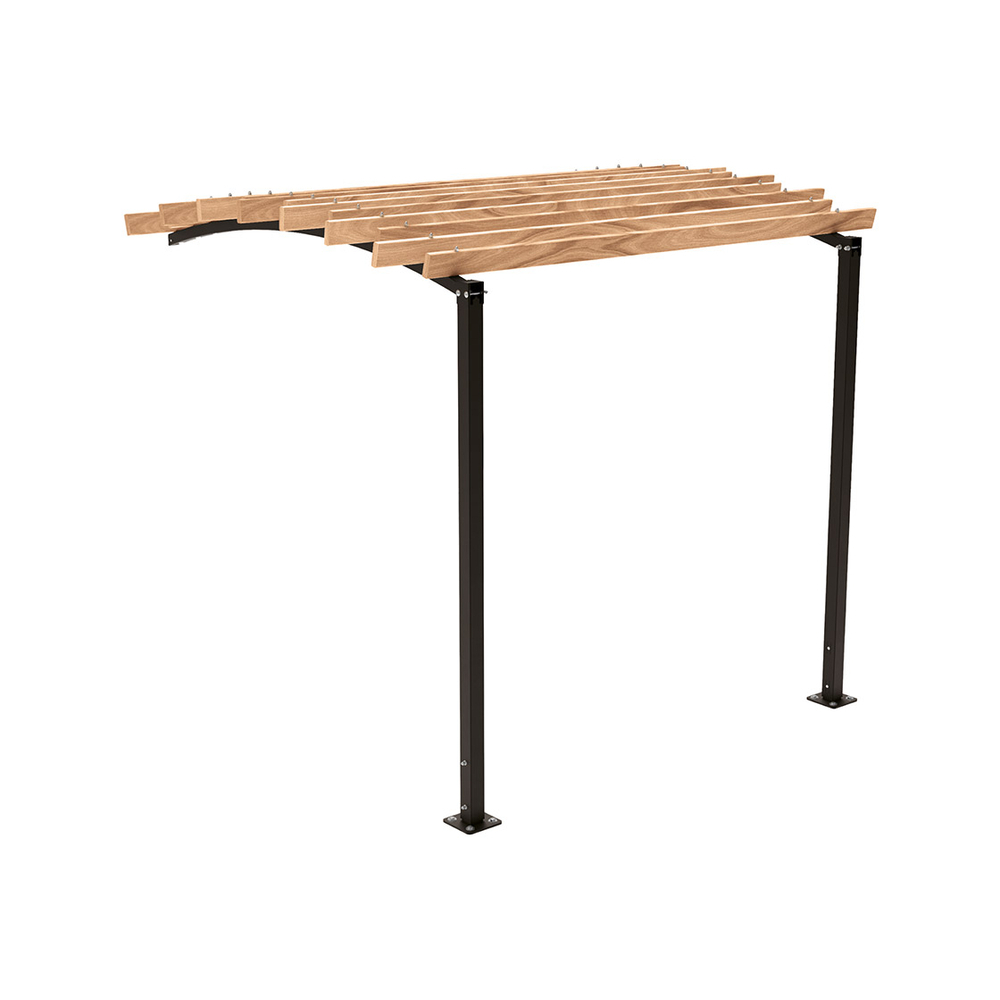 Pergola Océan RAL9005 - compl latéral - PROCITY - 529181.9005
