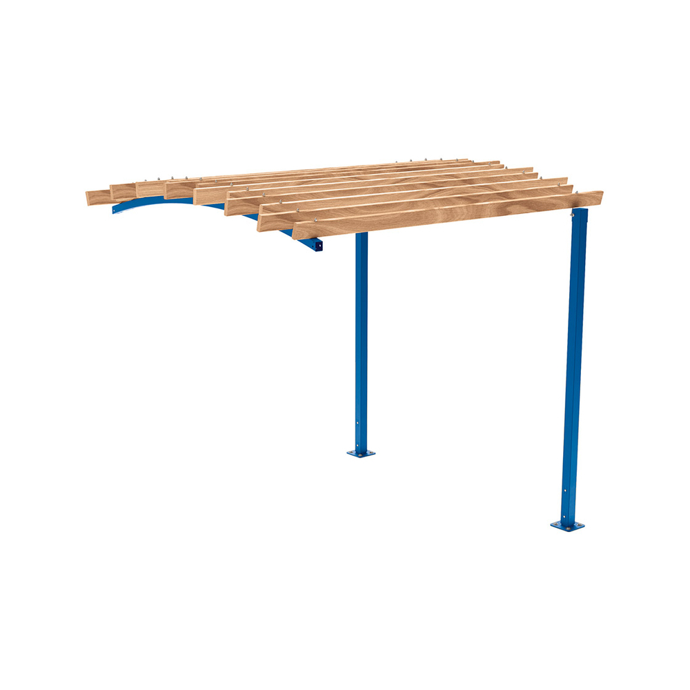 Pergola Océan RAL5010 - compl frontal 1 - PROCITY - 529182.5010