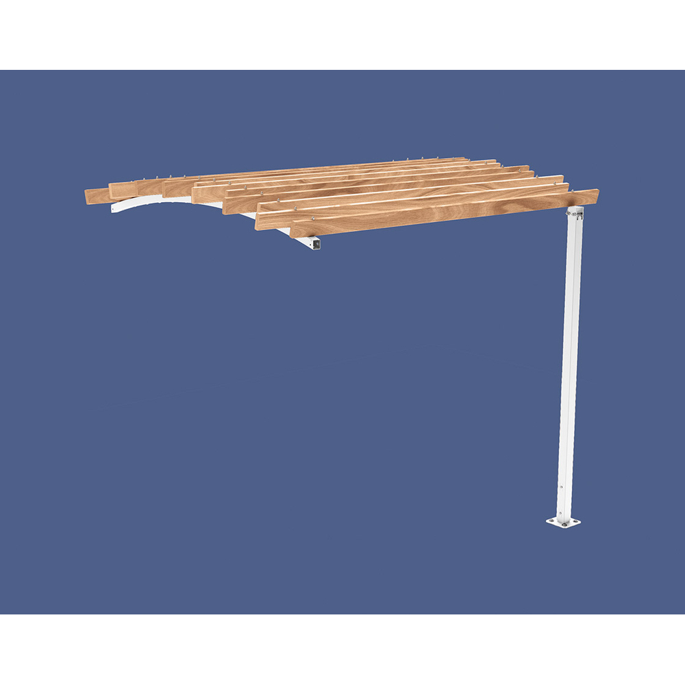 Pergola Océan RAL9010 - compl frontal 2 - PROCITY - 529183.9010