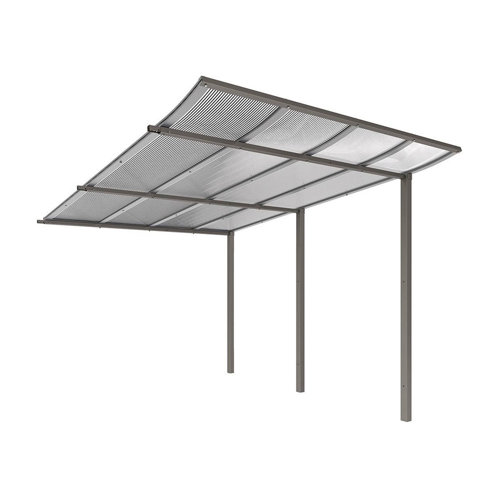 Abri vélos Modulo bardages en verre Gris PROCITY - 529194.GPRO
