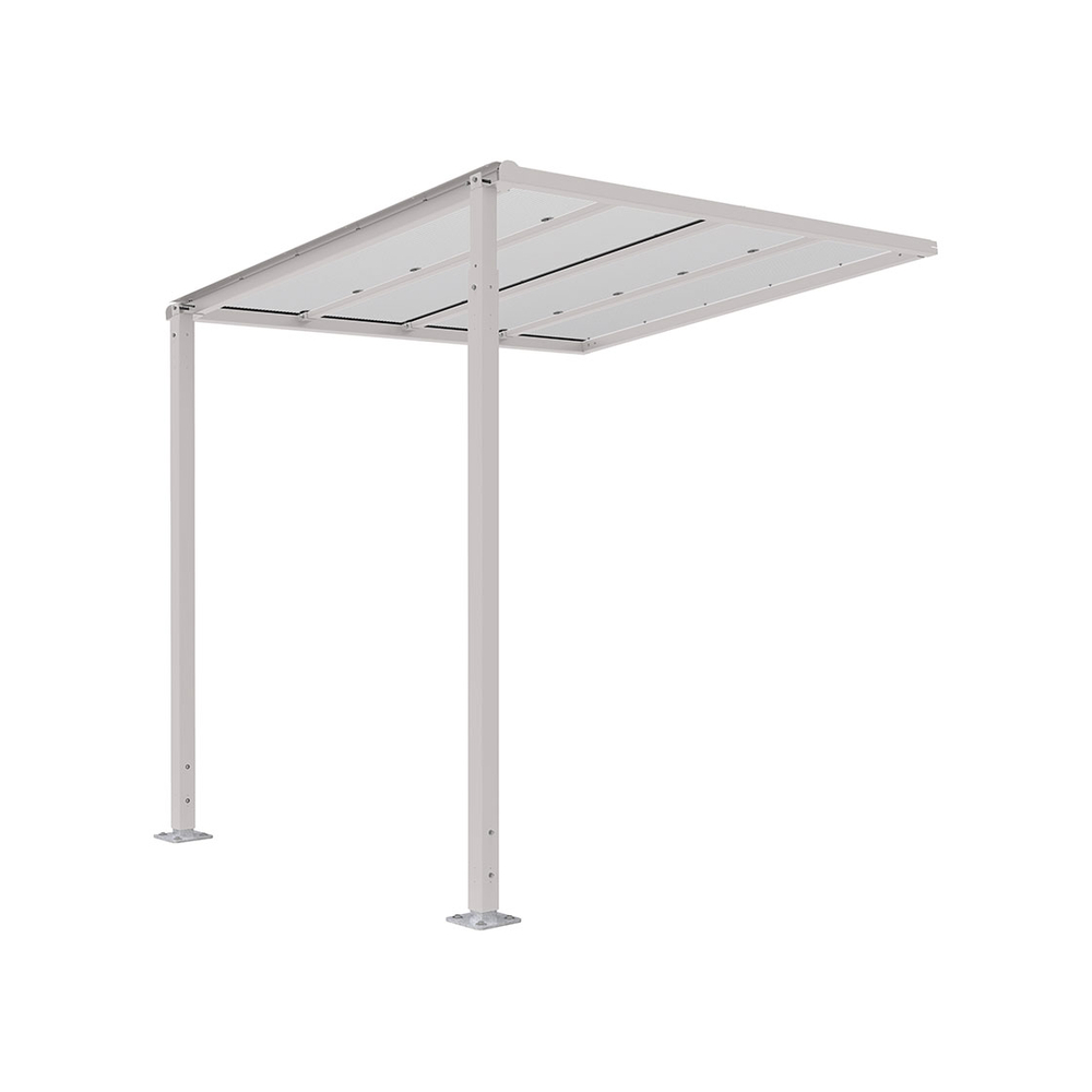 Abri vélos Milan RAL7044 - compl sans bardage - PROCITY - 529256.7044