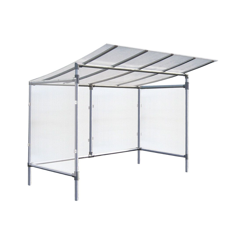 Abri vélos ou motos Eco Tout-en-un Abri initial + bardages latéraux et de fond - PROCITY - 529265