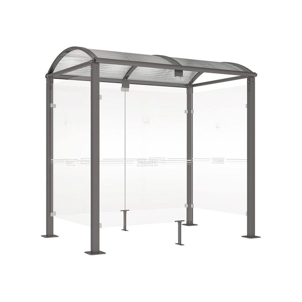 Abri fumeurs Voûte M Gris PROCITY - 529370.GPRO