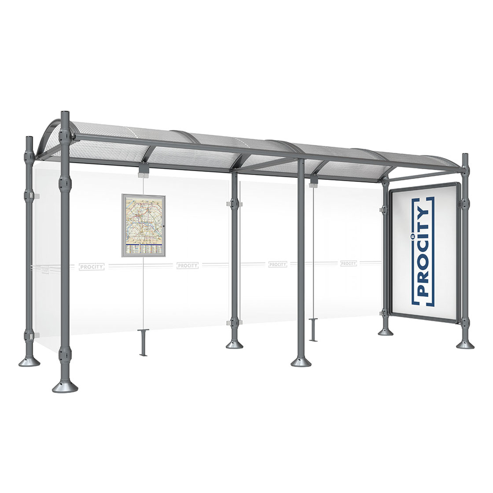 Station bus Province Inox brossé Gris PROCITY - 529384.GPRO