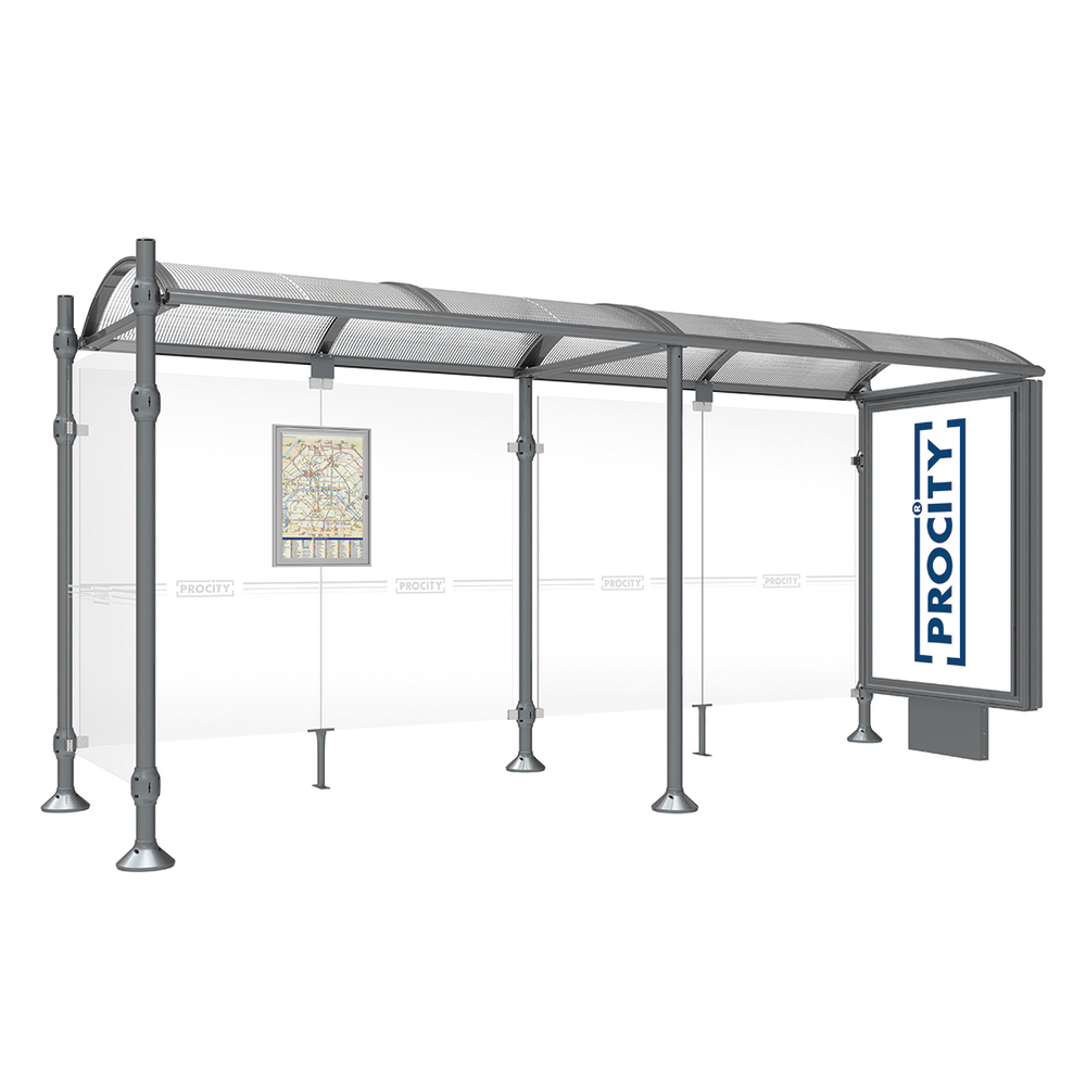 Station bus Province Inox brossé Gris PROCITY - 529397.GPRO