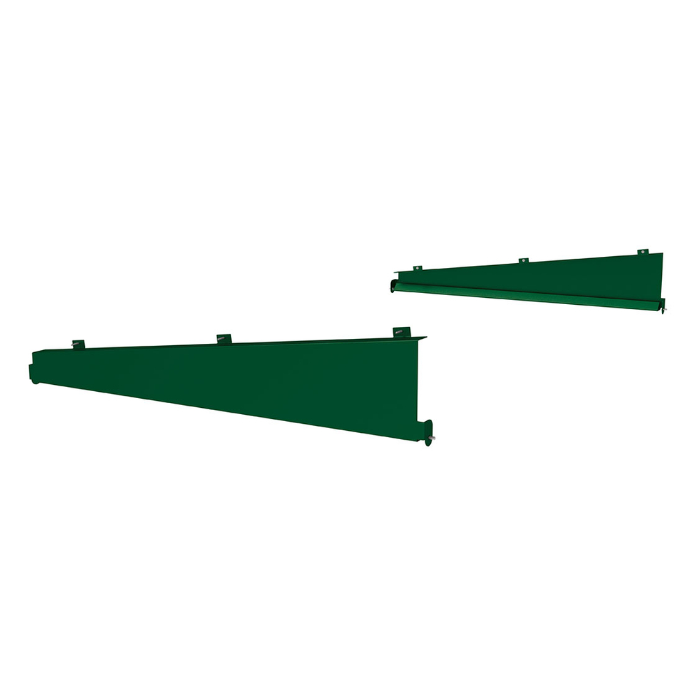 Coupe-vent latéraux pour abris Milan - la paire RAL6005 - PROCITY - 529407.6005