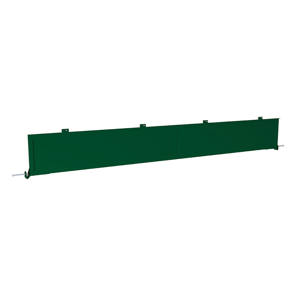 Coupe-vent face avant pour abris Milan RAL6005 - 2500 mm - PROCITY - 529408.6005