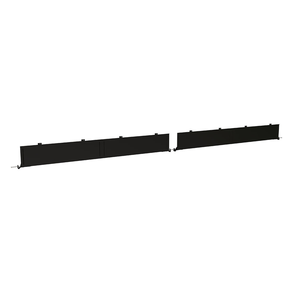 Coupe-vent face avant pour abris Milan RAL9005 - 5000 mm - PROCITY - 529409.9005