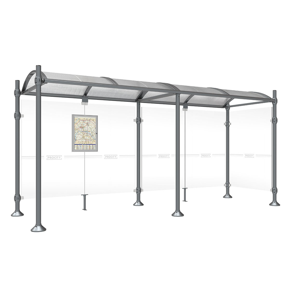 Station bus Province Inox brossé Gris PROCITY - 529422.GPRO