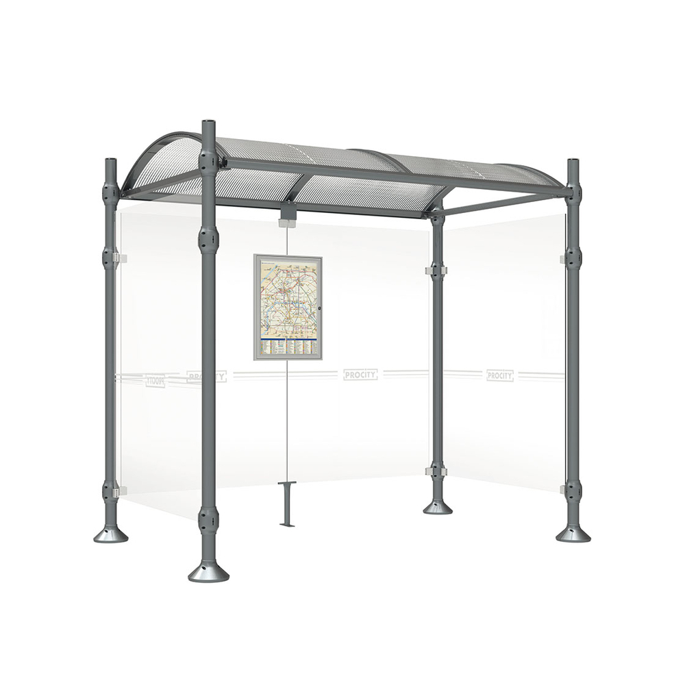 Station bus Province Inox brossé Gris PROCITY - 529423.GPRO