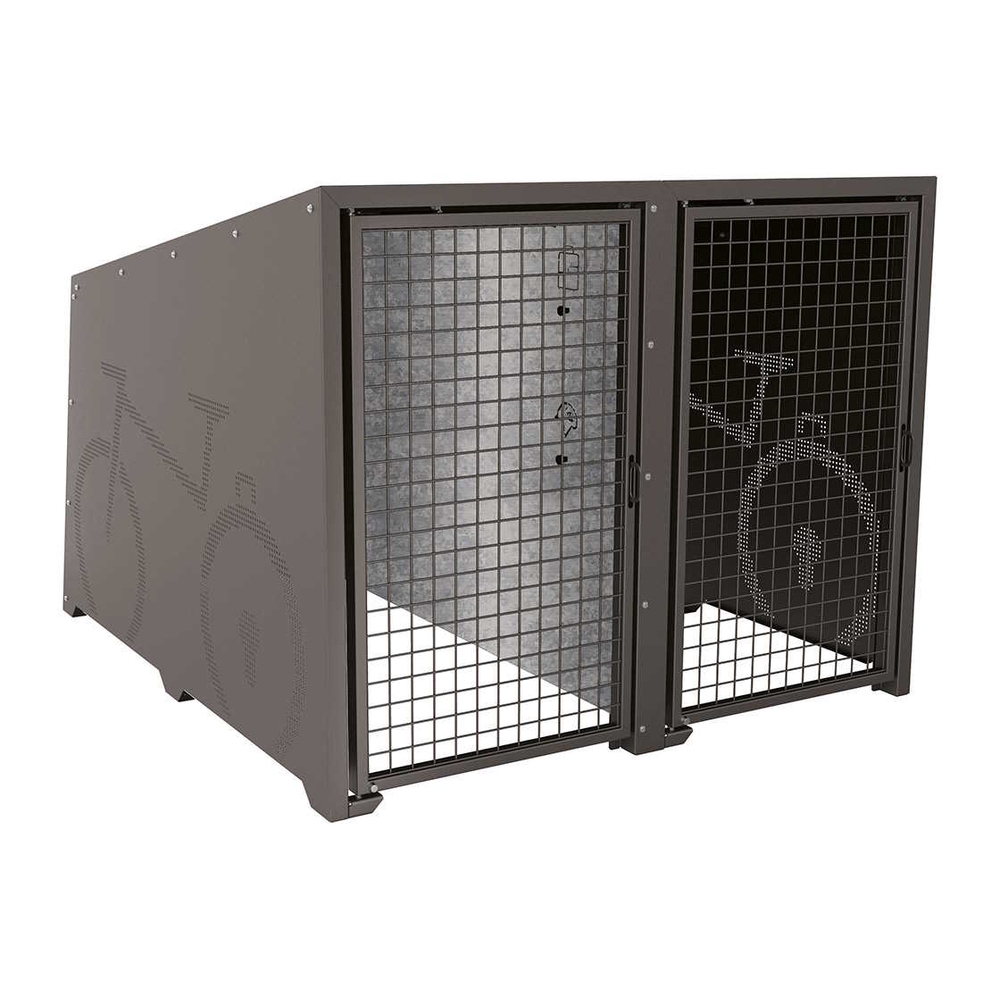 Box à vélos Berlin Gris PROCITY - 529451.GPRO