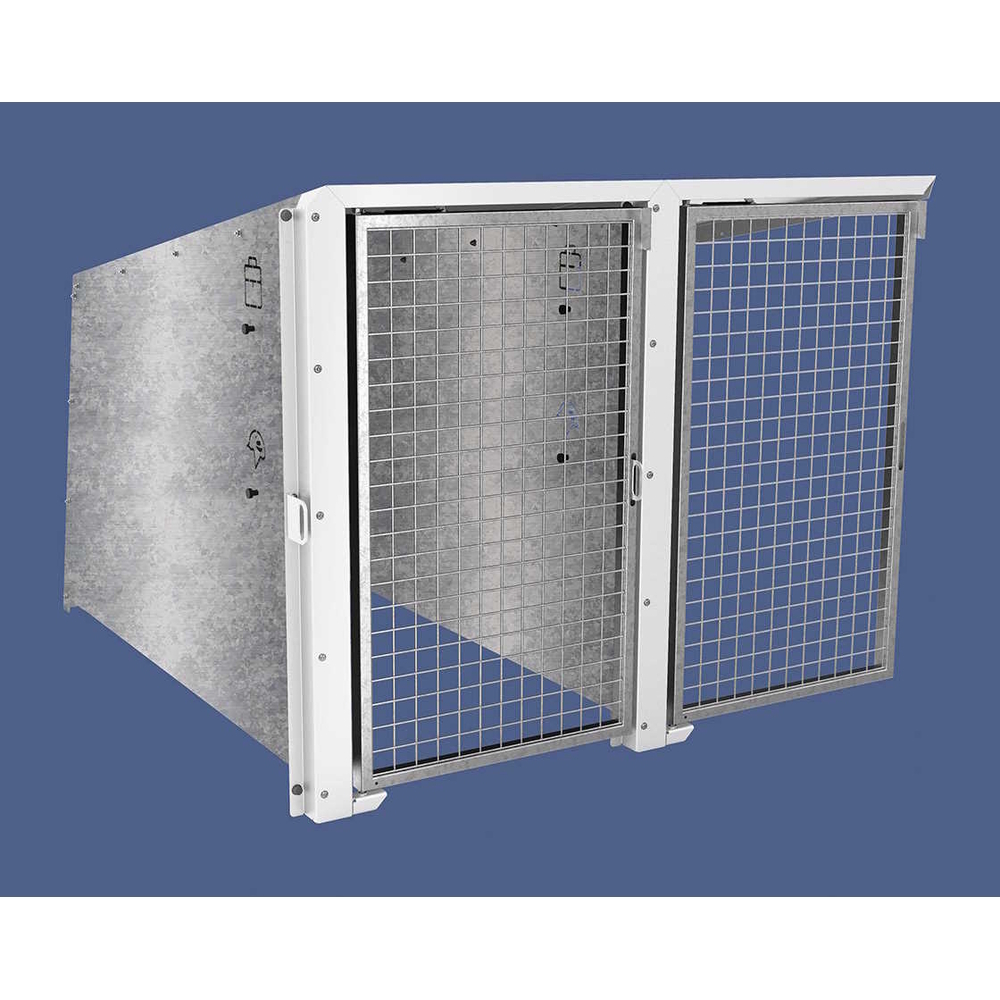 Box à vélos Berlin RAL9010 - Module complémentaire 2 places - Portes en galva - PROCITY - 529452.9010
