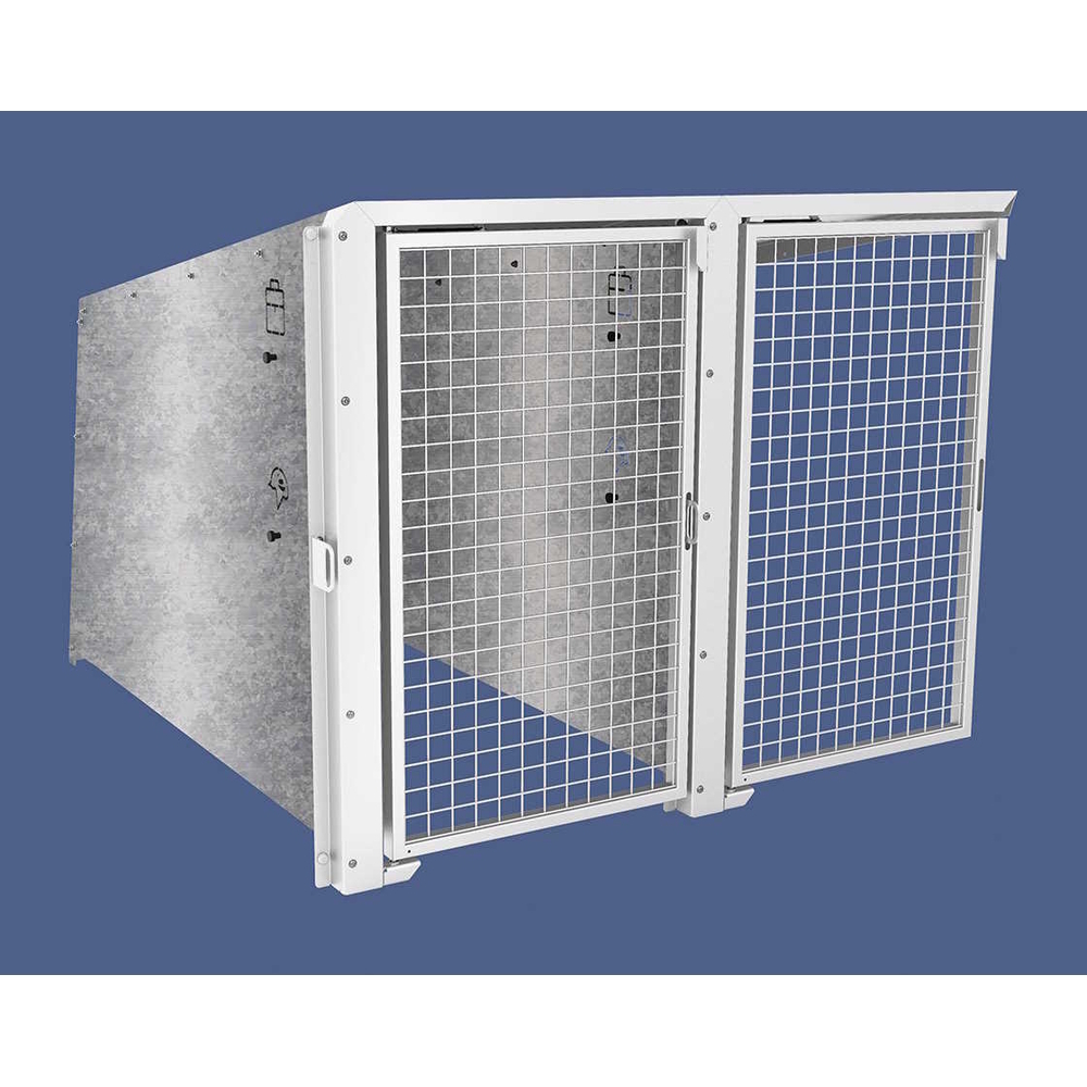 Box à vélos Berlin RAL9010 - Module complémentaire 2 places - Portes peintes - PROCITY - 529453.9010