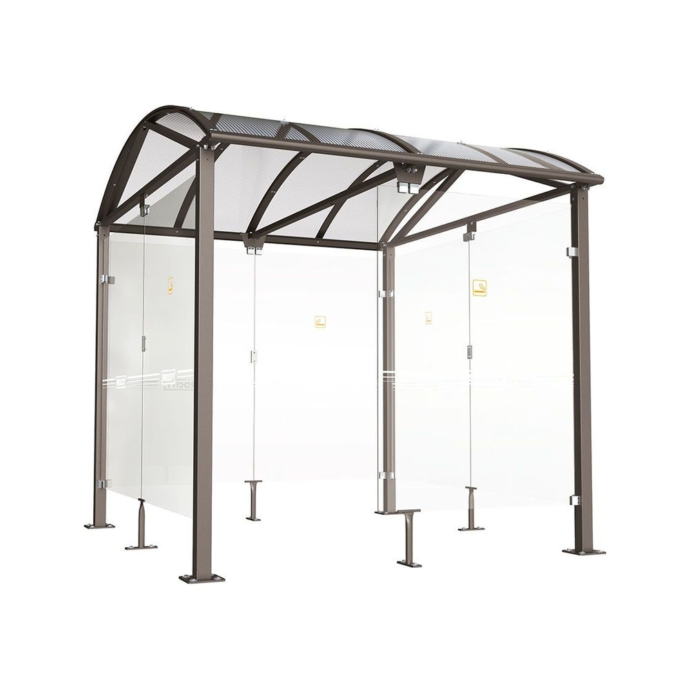 Abri fumeurs Voûte L Gris PROCITY - 529520.GPRO