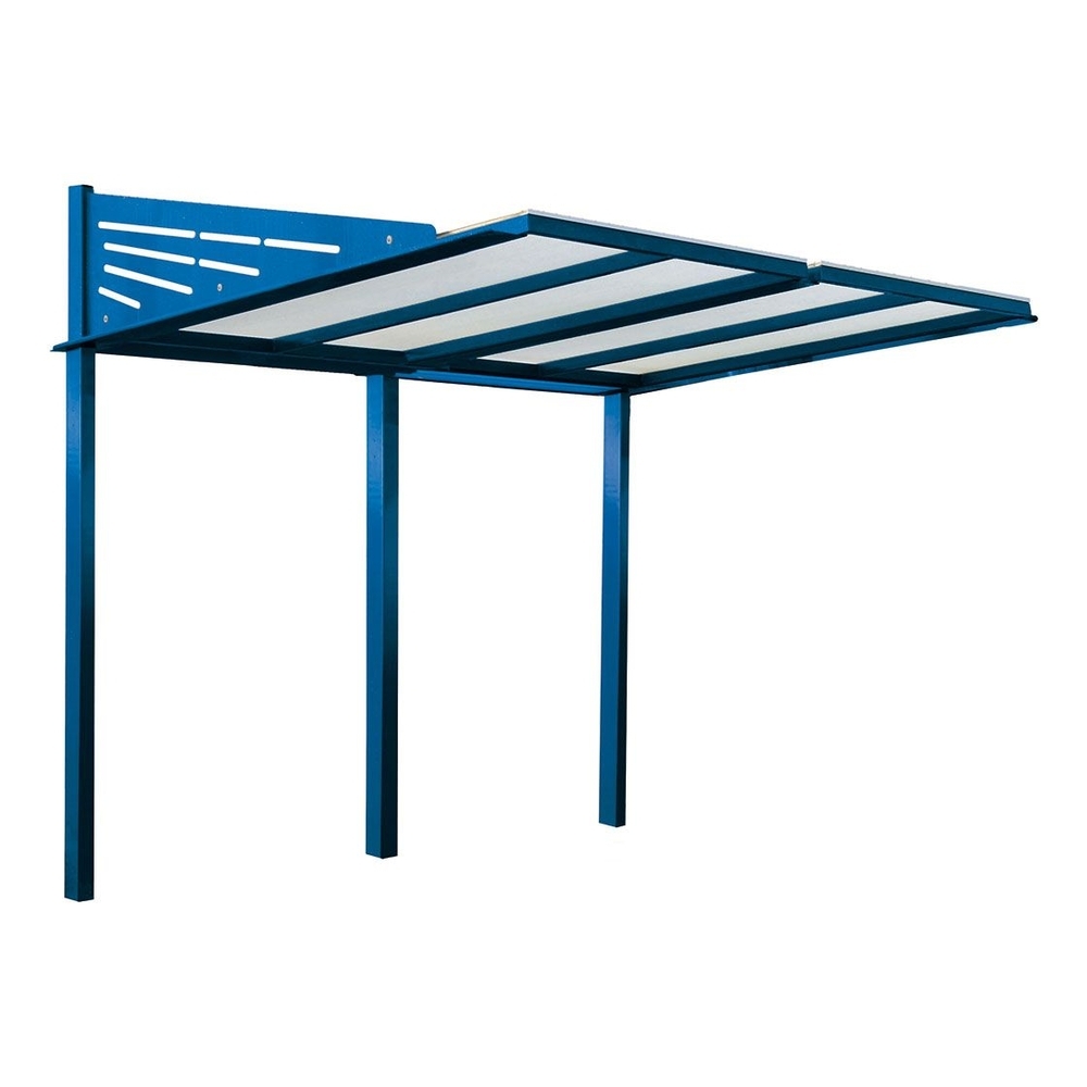 Abri vélos Conviviale RAL5010 - Abri initial - PROCITY - 529610.5010