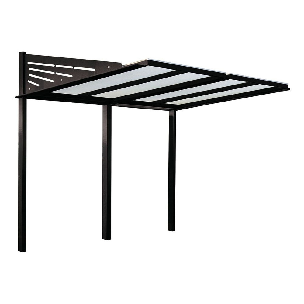 Abri vélos Conviviale RAL9005 - Abri initial - PROCITY - 529610.9005