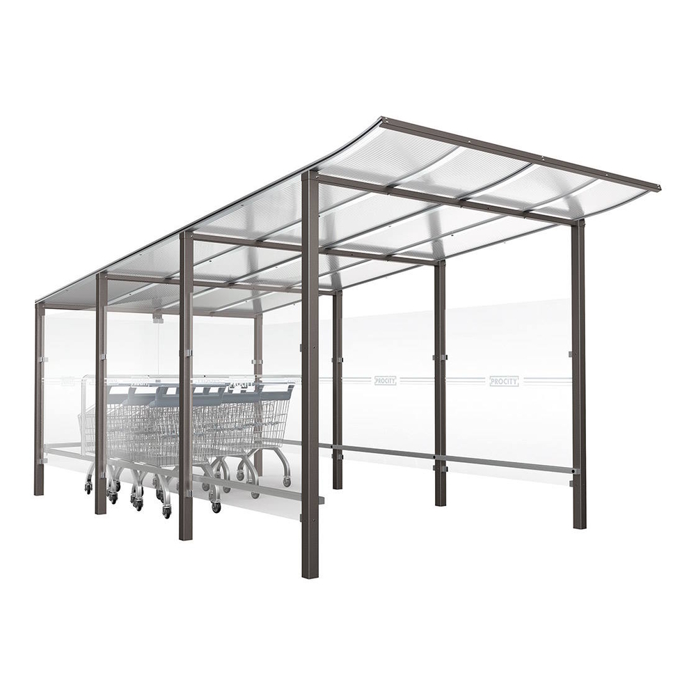 Abri chariots Modulo Gris PROCITY - 529777.GPRO