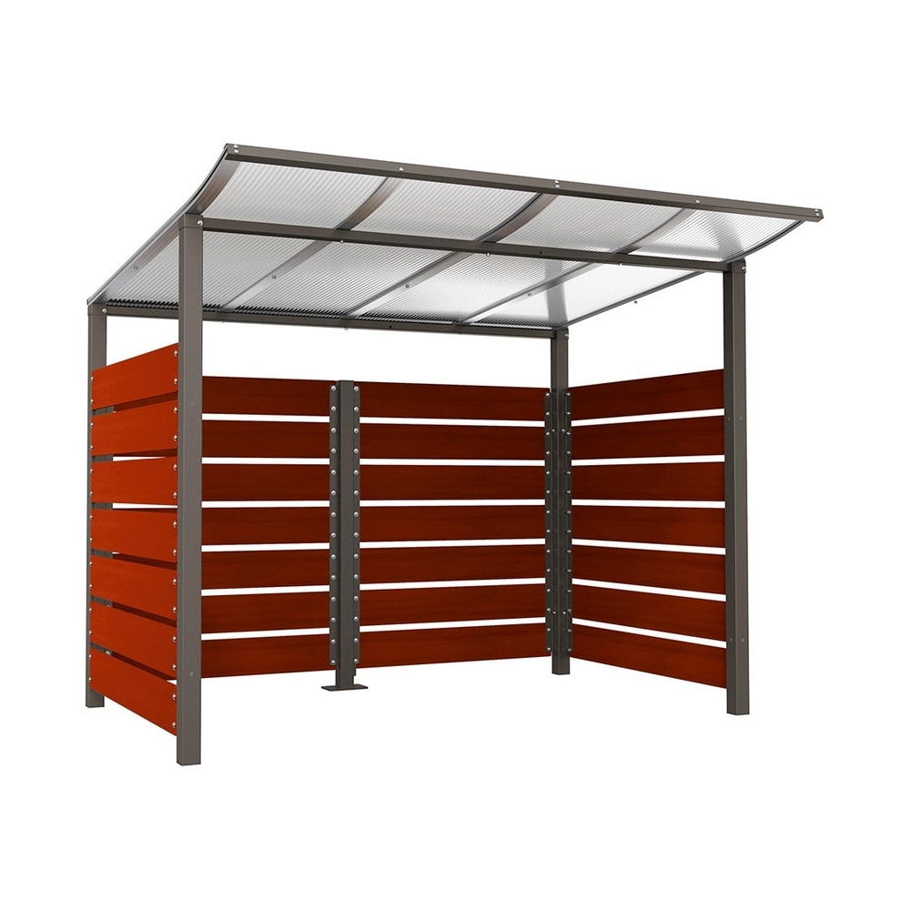 Abri conteneurs Modulo Gris PROCITY - 529780.GPRO.ACAJ