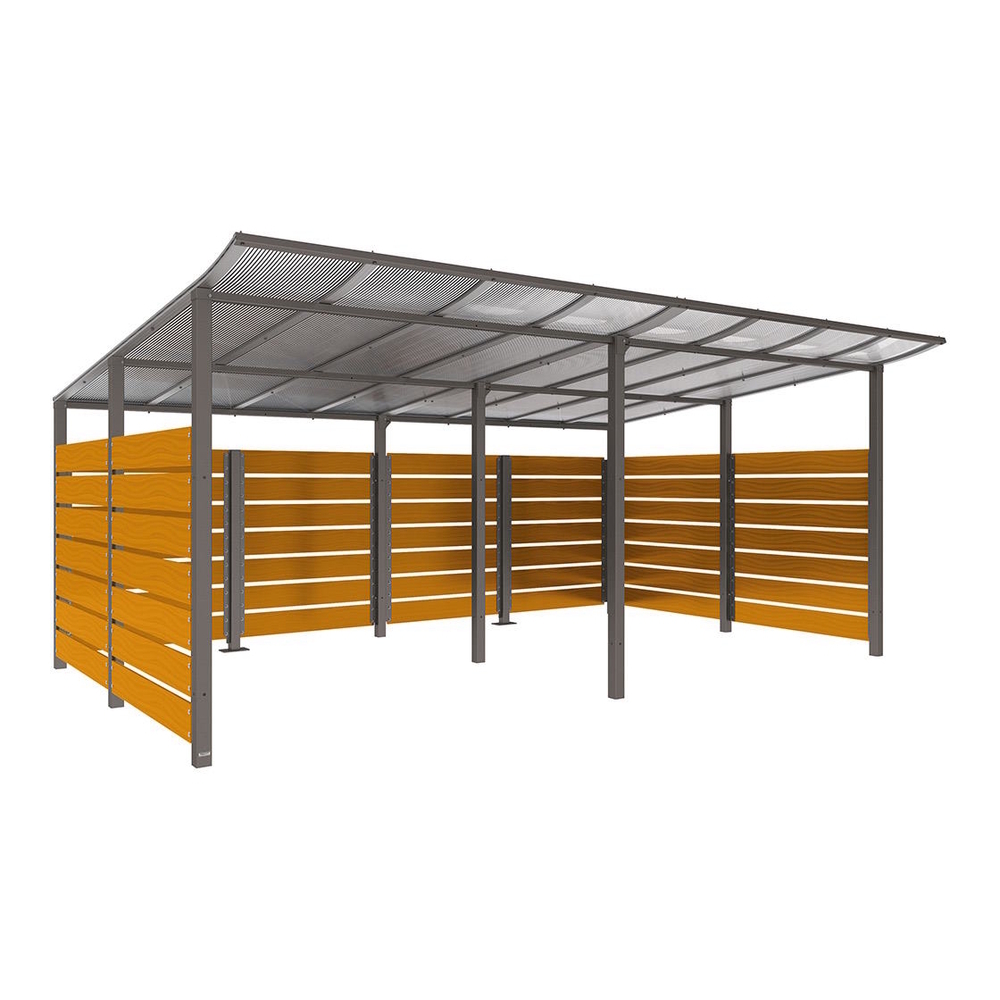 Abri conteneurs Modulo Gris PROCITY - 529783.GPRO.CHEC