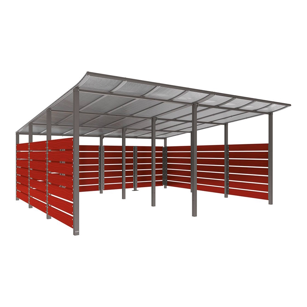 Abri conteneurs Modulo Gris PROCITY - 529785.GPRO.ACAJ