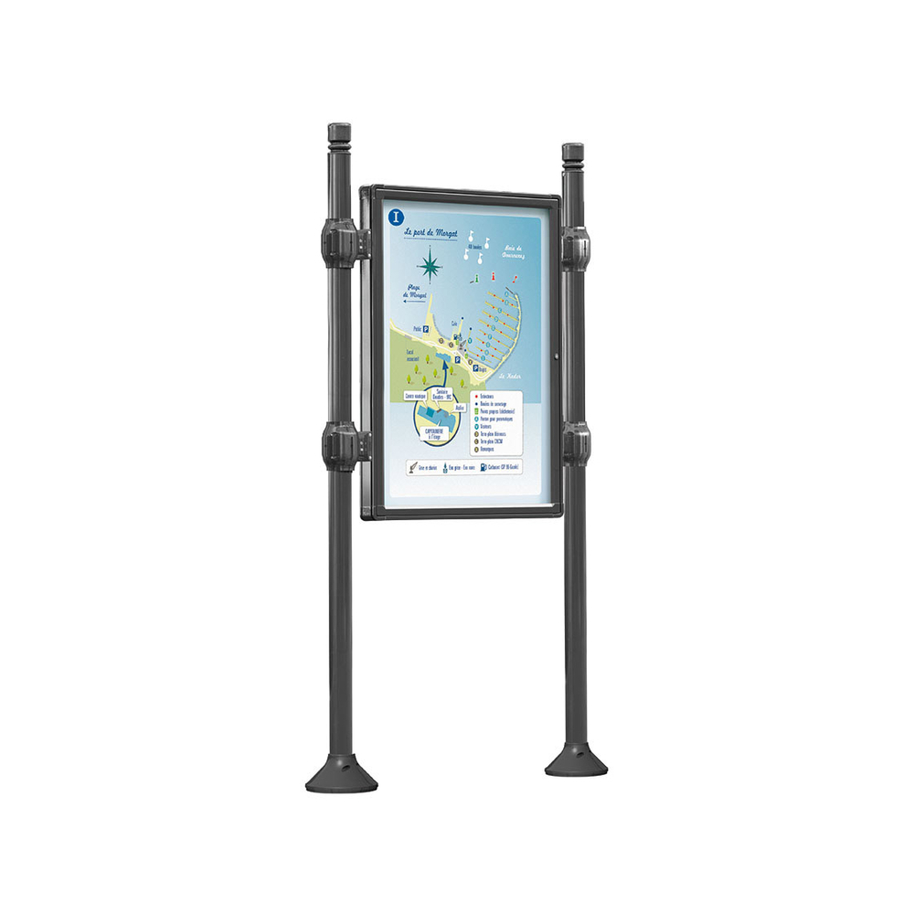 Panneau-vitrines d'information City Gris PROCITY - 540100.GPRO