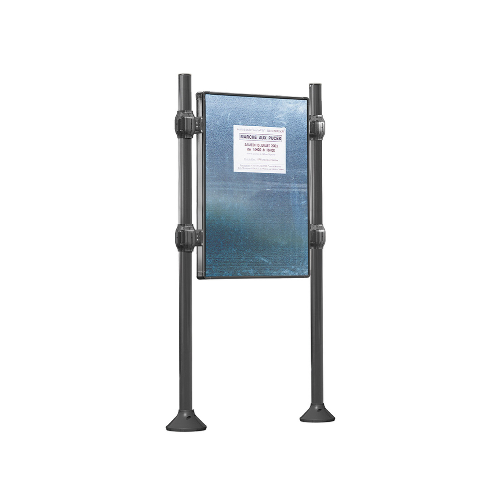 Panneau d'affichage libre Inox brossé Gris PROCITY - 591109.GPRO