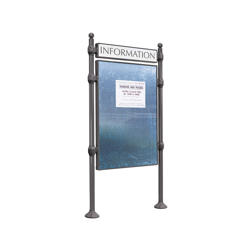 Panneau d'affichage libre Boule Gris PROCITY - 591162.GPRO