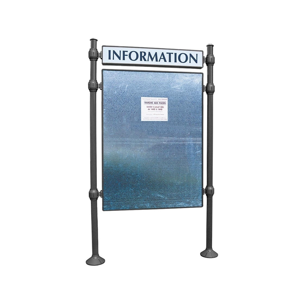 Panneau d'affichage libre Agora Gris PROCITY - 591221.GPRO