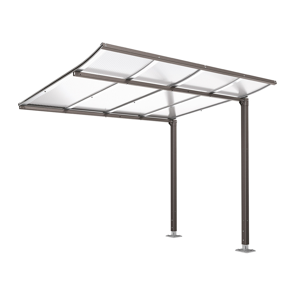 Abri vélos Modulo bardages en verre Gris PROCITY - 599174.GPRO