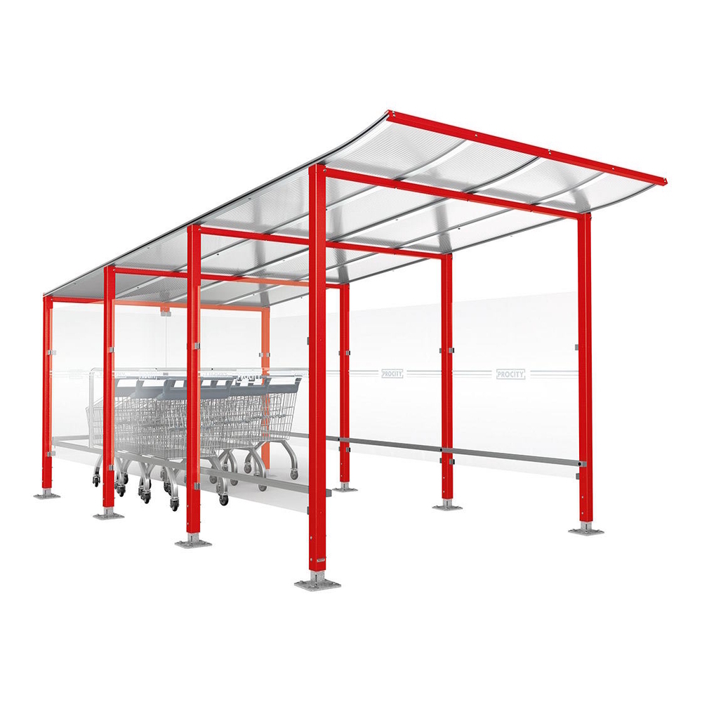 Abri chariots Modulo RAL3020 - Sur platines - PROCITY - 599777.3020