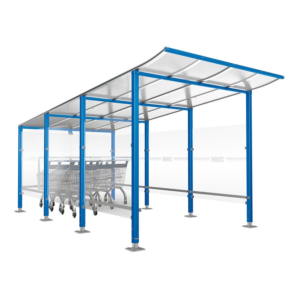 Abri chariots Modulo RAL5010 - Sur platines - PROCITY - 599777.5010