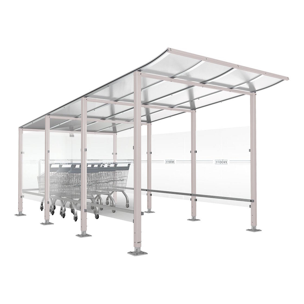 Abri chariots Modulo RAL7044 - Sur platines - PROCITY - 599777.7044