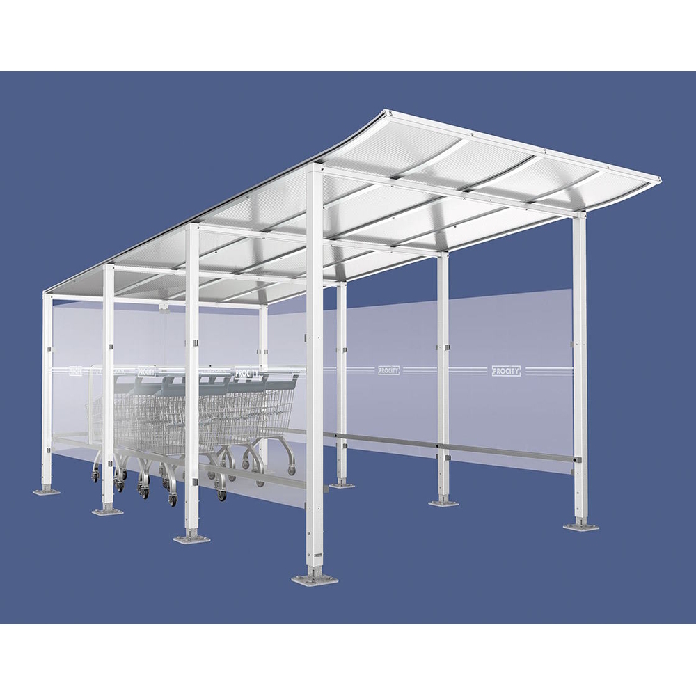Abri chariots Modulo RAL9010 - Sur platines - PROCITY - 599777.9010