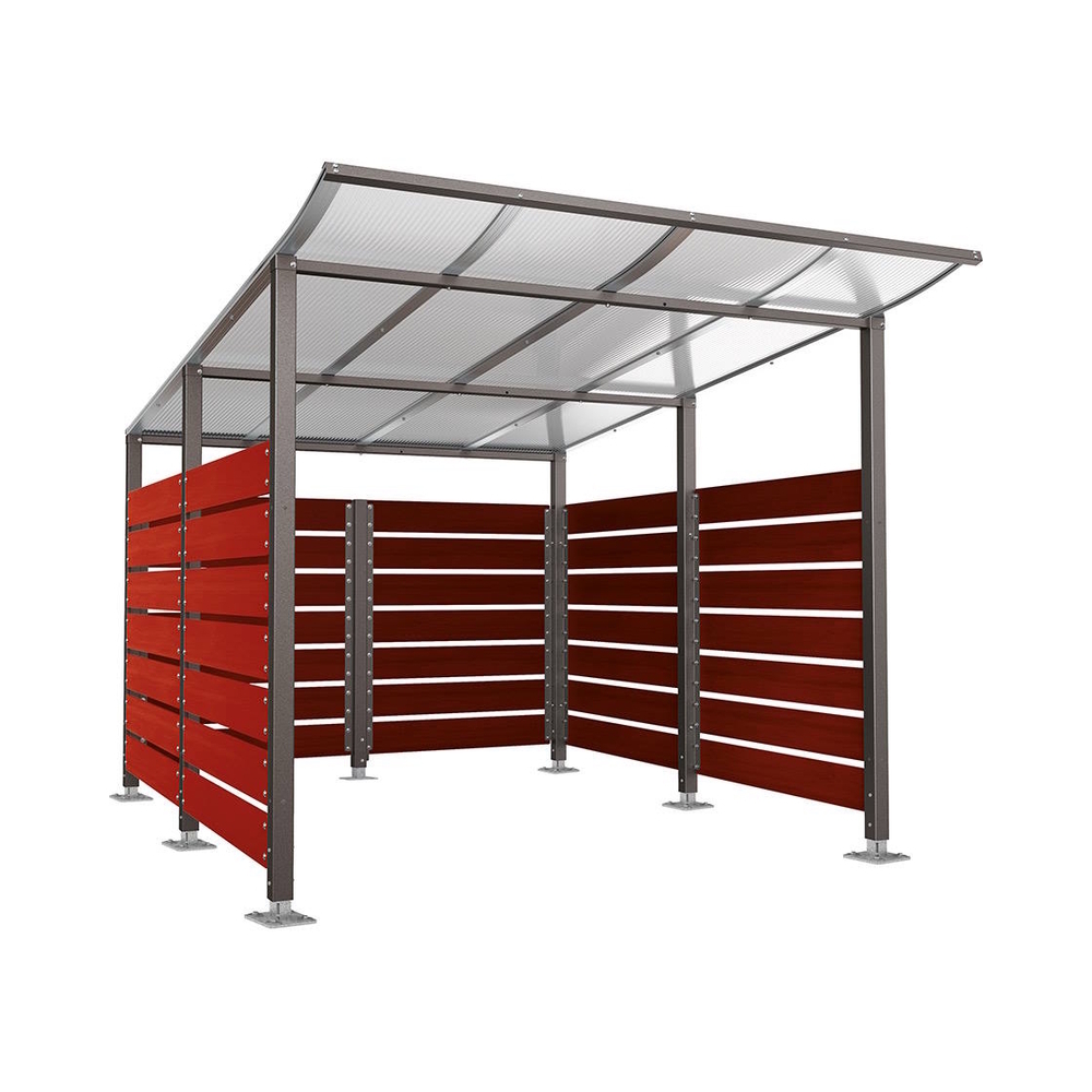 Abri conteneurs Modulo Gris PROCITY - 599782.GPRO.ACAJ