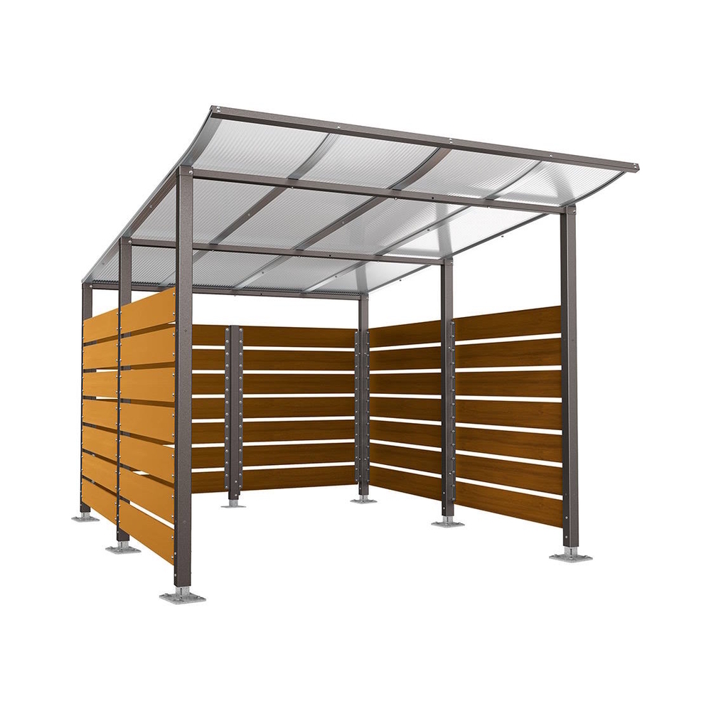 Abri conteneurs Modulo Gris PROCITY - 599782.GPRO.CHEC
