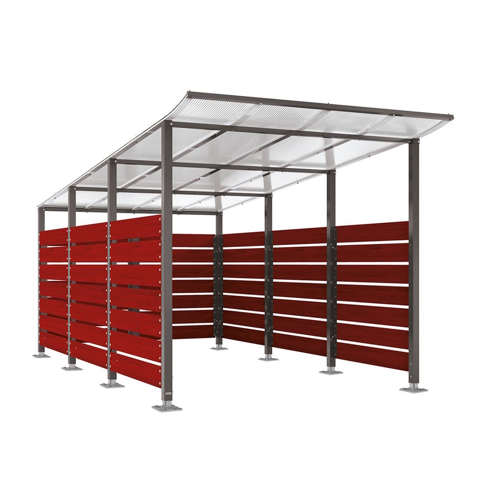 Abri conteneurs Modulo Gris PROCITY - 599784.GPRO.ACAJ