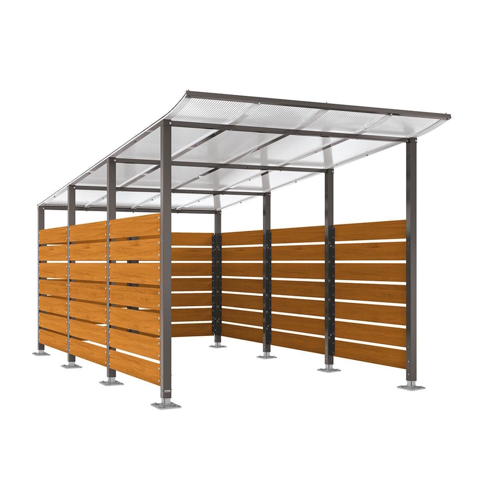 Abri conteneurs Modulo Gris PROCITY - 599784.GPRO.CHEC