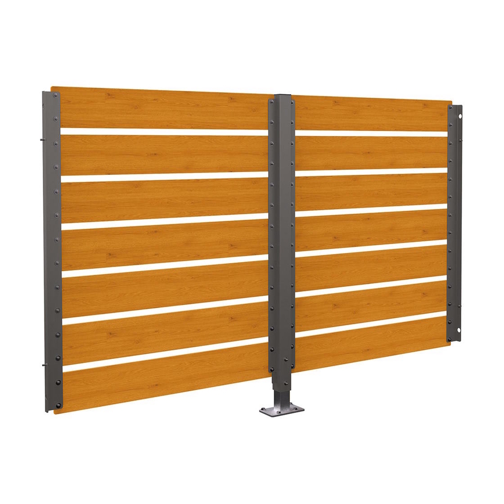 Bardage de retour avant 2500mm pour abri conteneurs Modulo Gris PROCITY - 599788.GPRO.CHEC