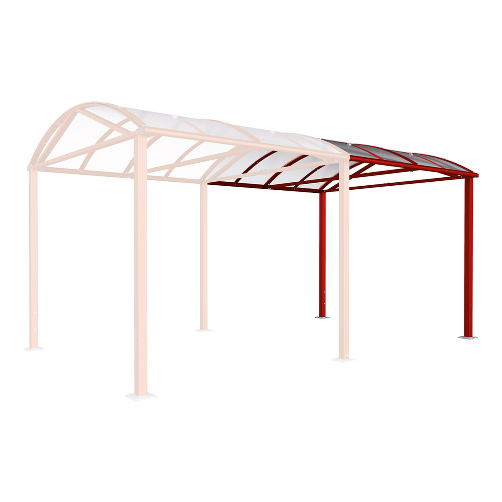 Passage couvert Voûte L RAL3020 - PROCITY - 599807.3020