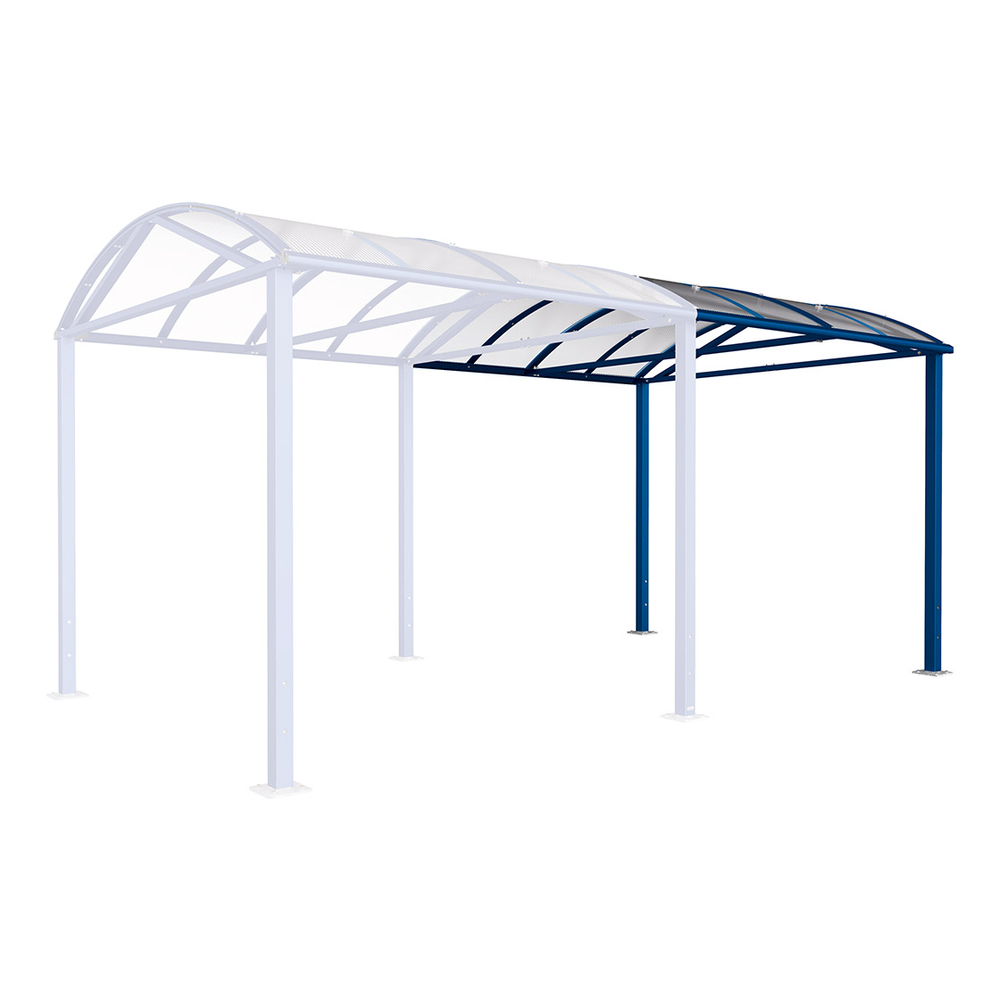 Passage couvert Voûte L RAL5010 - PROCITY - 599807.5010