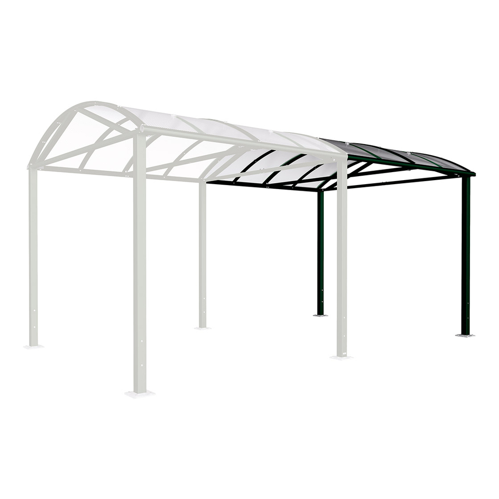 Passage couvert Voûte L RAL6005 - PROCITY - 599807.6005