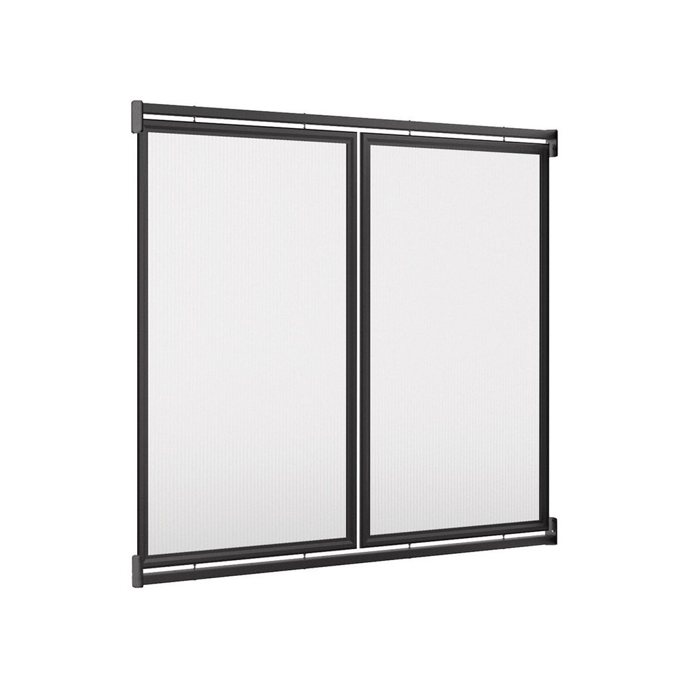 Bardage latéral pour passage couvert Voûte L RAL7044 - PROCITY - 599814.7044