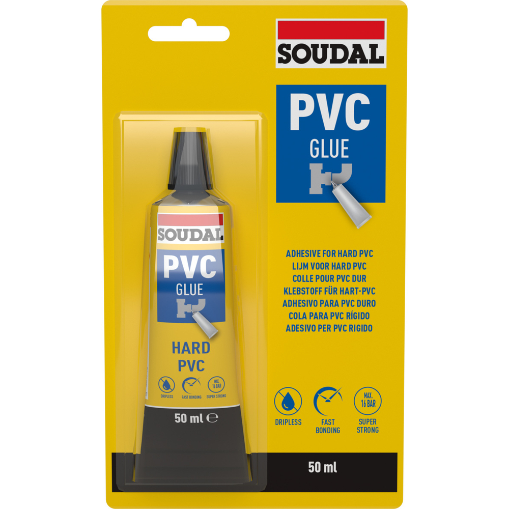 10 tubes en blister 50 ml colle pvc liquide 42 a - SOUDAL - 100030