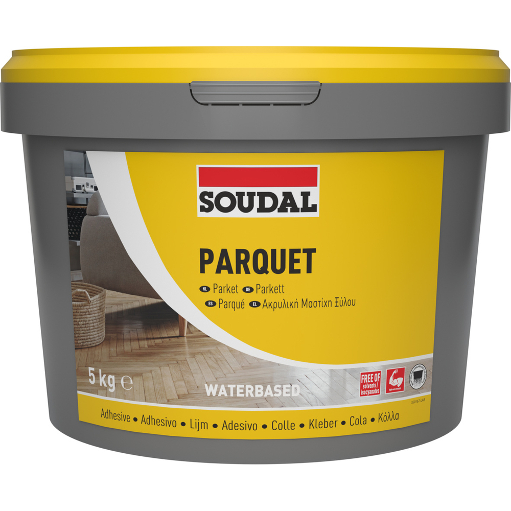 Seau 5 kg colle parquet wb - SOUDAL - 100064