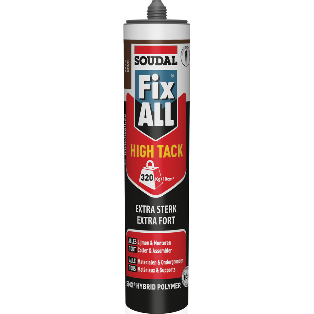 12 cartouches 290 ml fix all high tack brun - SOUDAL - 100274