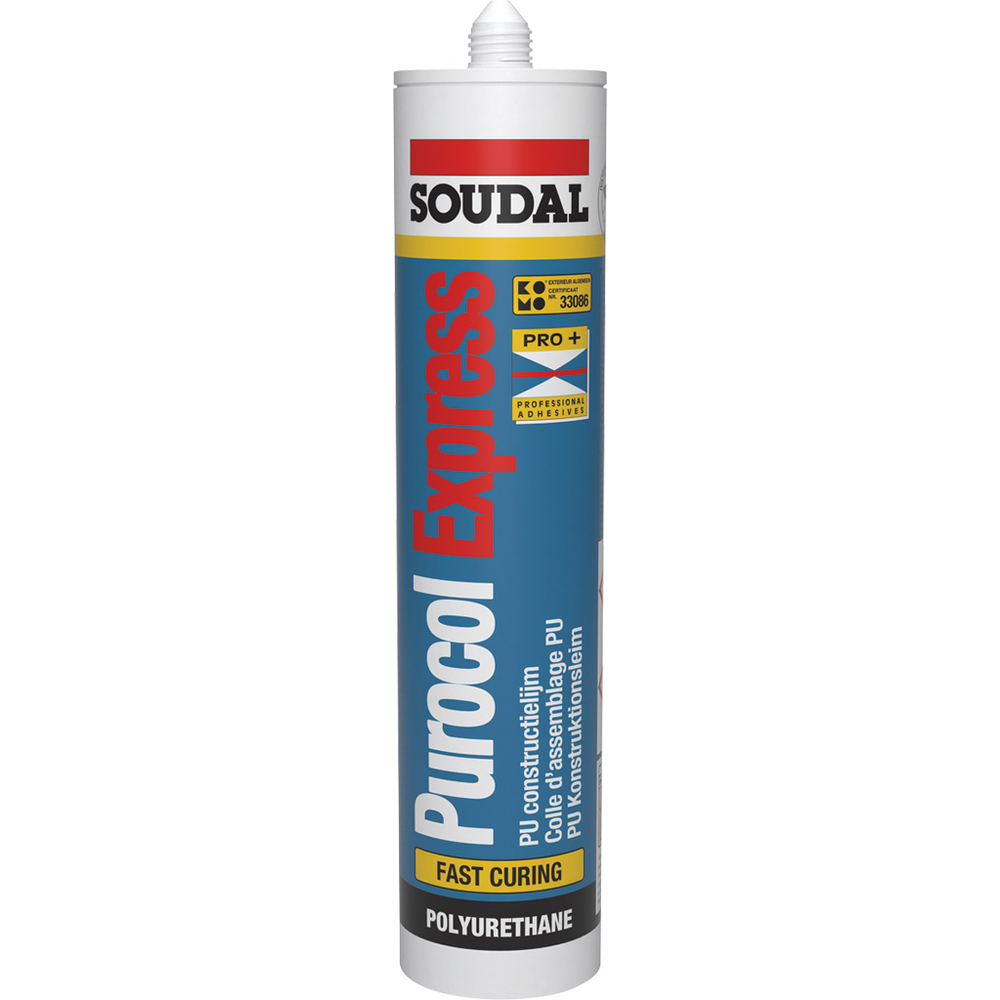 15 cartouches 310 ml purocol express transparent - SOUDAL - 101127