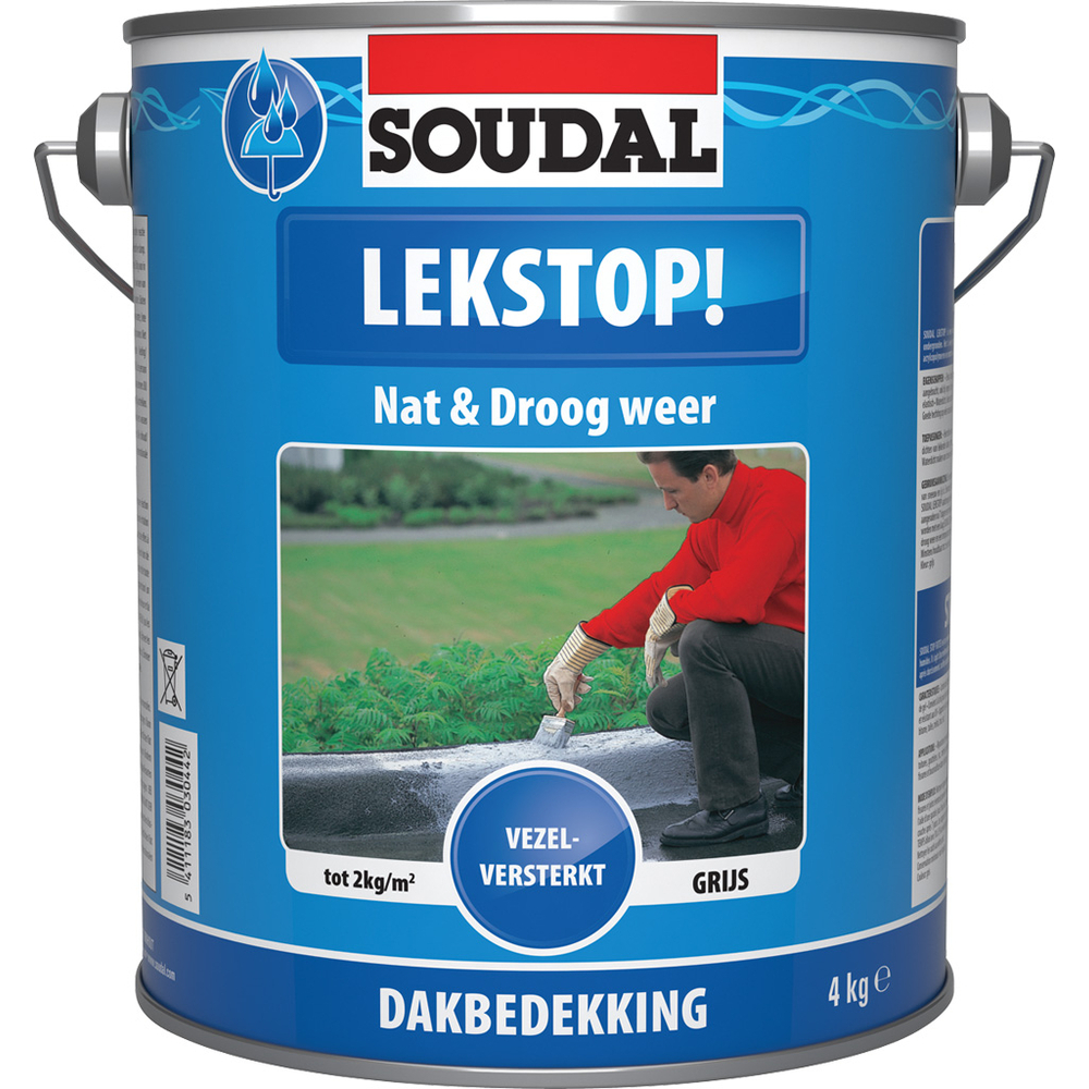 4 seaux 4 kg stop fuites gris - SOUDAL - 101513